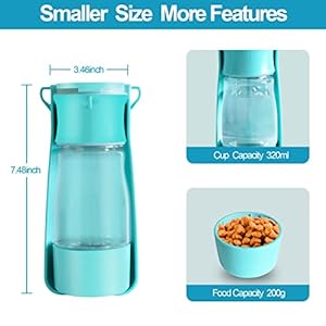   Portable-Dog-Water-Bottle-SHAFGO-2-in-1-Puppy-Travel-Water-Dispenser-No-Spill-for-Walking-Dishwasher-Safe