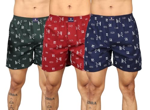 Image of Men's Pure Cotton Regular Printed Boxer