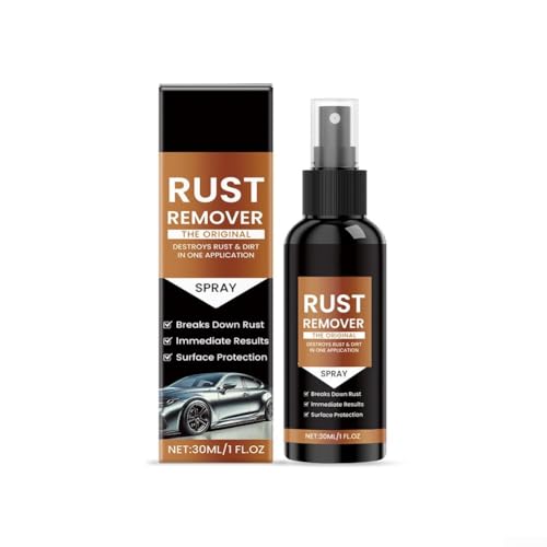 Jotekonoby Rostentferner Spray 30ml für Metall, Auto Kratzer Rostlöser ohne Schleifen erforderlich, wandelt Rost in Schutzbarriere um, wasserdichte Prävention