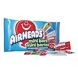 Airheads, Assorted Mini Bars Variety Bag, Individually Wrapped Bars, 340g