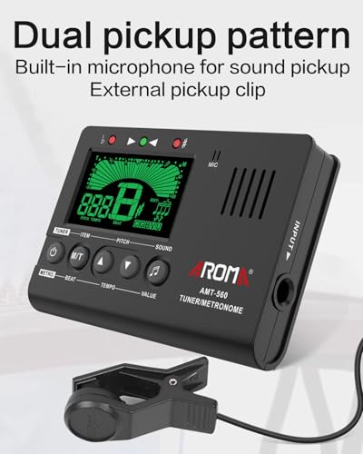 image for Ulumac Aroma 3 in 1 Metronome Tuner for All Instruments - Guitar, Bass