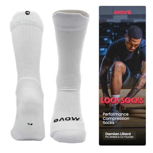 Move Compression Socks for Basketball & Running 25-35mmHG -
