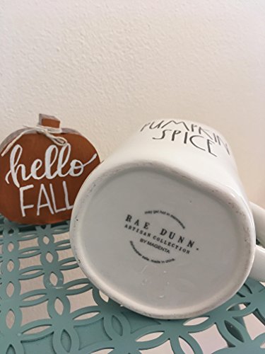 Taza Rae Dunn Pumpkin Spice y Corazón miniatura 3