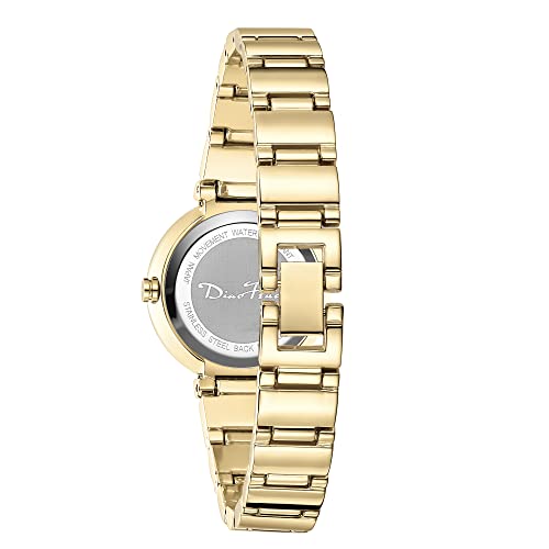 Elegant Vintage Gold Quartz Wrist Watch for Women with Stainless Steel Band – Luxury Waterproof Timepiece - Image 4