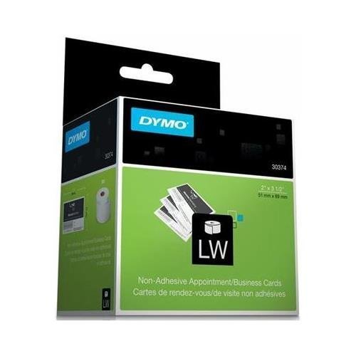 Dymo 30374 White LabelWriter Business and Appointment Cards, 2