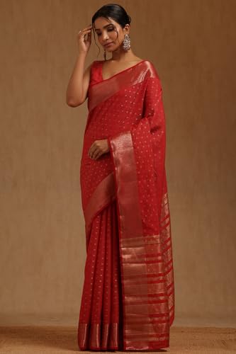 Image of Soch Womens Art Silk Zari Woven Saree