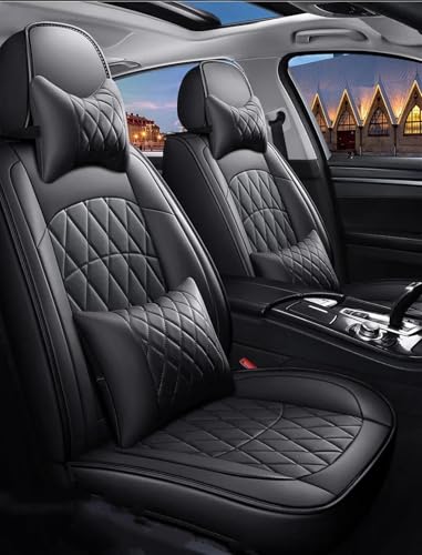 Housse de siège voiture luxe en cuir noir pour Mazda 3 et CX-5