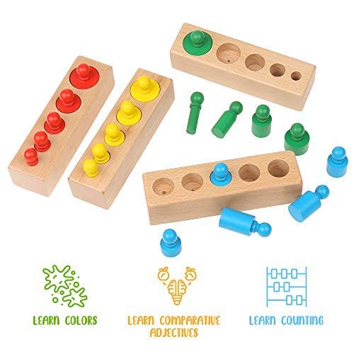 Image of HAPPY HUES Sorting & Stacking Toy- Skills Enhancement Motor Skill Toys for Toddlers /Kid -Magnetic- Capture The Worms Toys | Early Educational-Montessori Toy (Multicolor Socket)