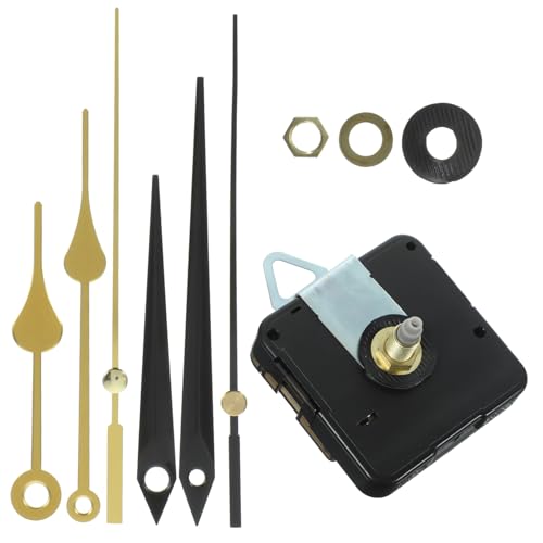 Abaodam 静音壁掛け時計ムーブメントキット 軸プラスチック製 耐久性掛時計交換用針 誕生日 クリスマスに