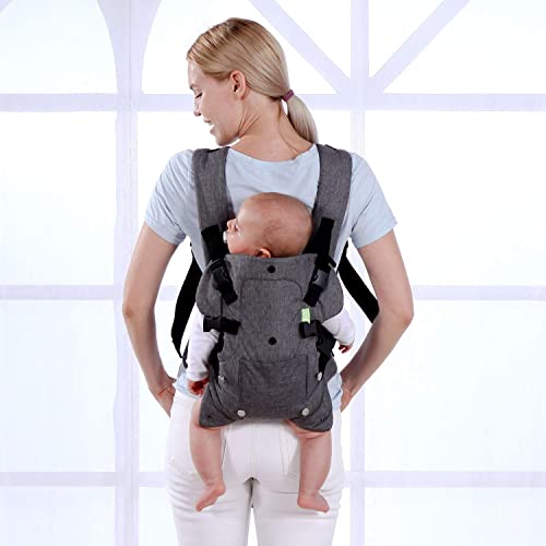 Porte-bébé confortable et réglable avec support avant arrière multi-position - 6