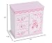 Jewelkeeper - Ballerina Jewelry Box for Girls with 3 Pullout Drawers - Ballerina Music Box with Swan Lake Tune - Ballet Slipper Design - Jewelry Storage Organizer for Necklaces and Bracelets