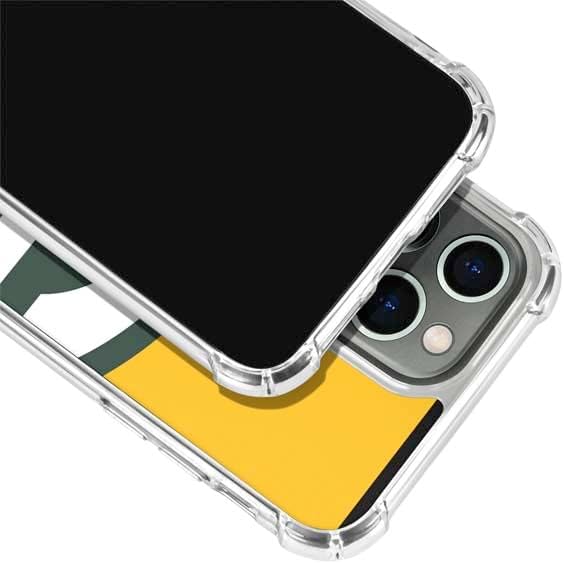 Skinit Clear Phone Case Compatible with iPhone 14 Pro - Officially Licensed NFL Green Bay Packers Large Logo Design