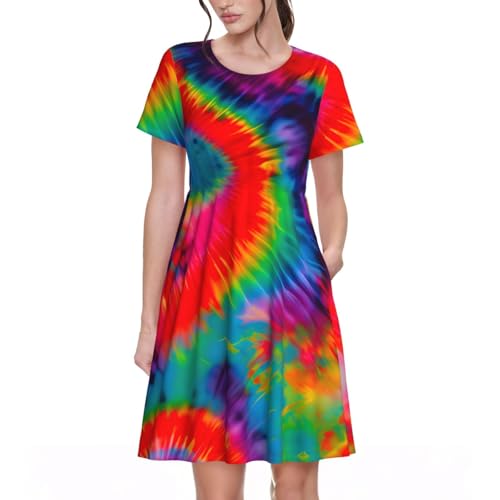 Robe d'été légère et respirante à motif imprimé pour un confort quotidien absolu