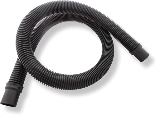 JED Pool Tools Premium Pump & Filter Hose, 1-1/2 in. x 4 ft, Black, Made in USA (60-345-04)