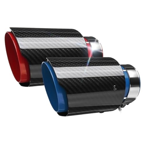 Embout de silencieux d'échappement universel 63mm en acier inoxydable droit pour voiture