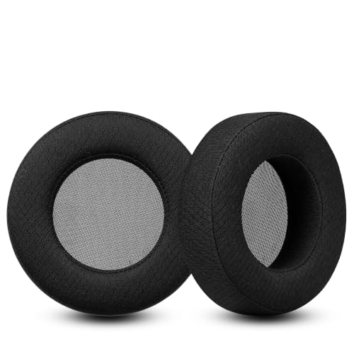 Reemplazo de almohadillas para auriculares AKG K701, K702, Q701, Q702, K601, K612, K712, cojines de espuma viscoelástica con tela de malla suave, 1 par - Negro miniatura 1