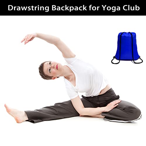 CAIHONG 100-Pack Royal Blue Drawstring Bags