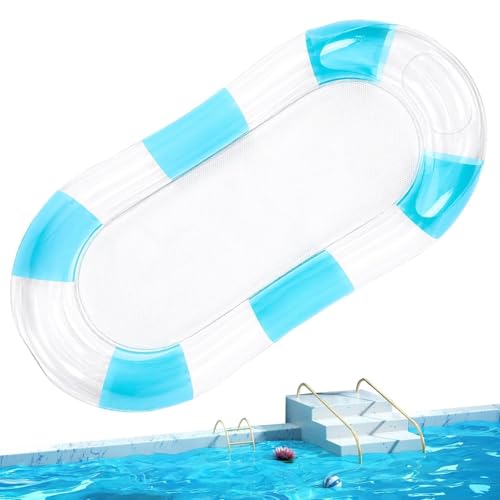 Flotteurs d'eau gonflables à rayures avec appui-tête pour vos fêtes à la plage