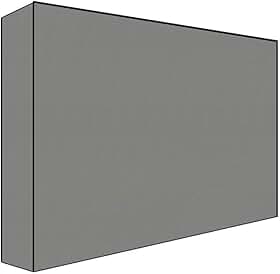Capa de TV ao ar livre 420D tecido Oxford impermeável resistente ao clima protetor resistente para tela de televisão 52 54 58 polegadas contra neve chuva sol poeira jardim (147 x 13 x 94 cm)