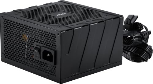 Image of MSI MAG GN85A Gaming Power Supply - 80 Plus Certified 850W - Non-Modular - Low Noise ATX PSU