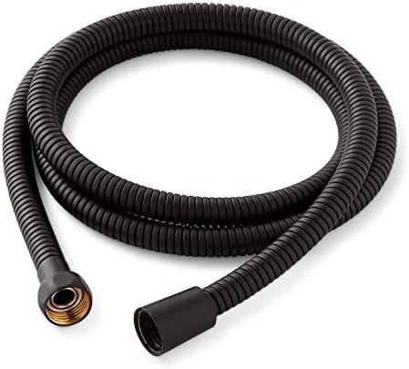 Signature Hardware 449694 60" Stretchable Hand Shower Hose - Matte Black