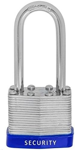 24 PC Piece Set 40 MM Long Shackle Laminated Steel Padlock Keyed Alike Commercial Grade Padlocks Keyed Alike same a like (Pack of 24)