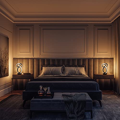 Arbrac Table Lamp, Rgb Touch Bedside Lamp With 10 Light Modes, 3 Way Led Dimmable Nightstand Lamp For Bedroom Living Room Office Desk Unique Modern Home Decor #TOP6