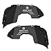 Hooke Road JT JL Front Inner Fender Liners Aluminum for 2018-2025 Jeep Wrangler JL 2 or 4 Doors & Gladiator JT (Exclude Rubicon 3.6L Engine Edition), 2 PCS Wheel Well Liner