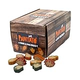 Pawtato Kleine Obst- & Gemüseförmige Kausnacks (1 kg Karton) ❘ Hergestellt mit Süßkartoffel, Reis und Bierhefe für Energie – leckere, natürliche Hundeleckerlis für Hunde & Welpen