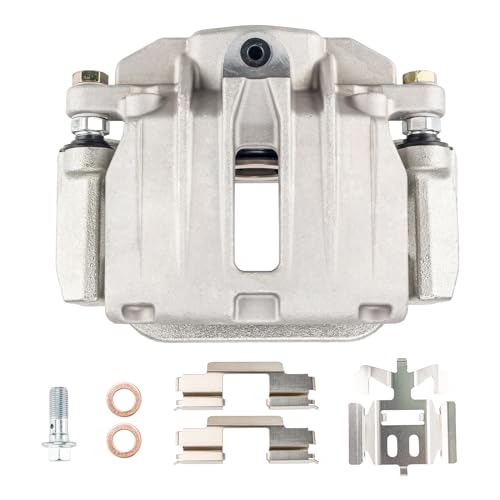 Image of PHILTOP Brake Caliper Rear Left Compatible with 2003-2007 Silverado, Sierra 1500, 2006-2011 DTS, 2003-2005 DeVille, Brake Calipers Set