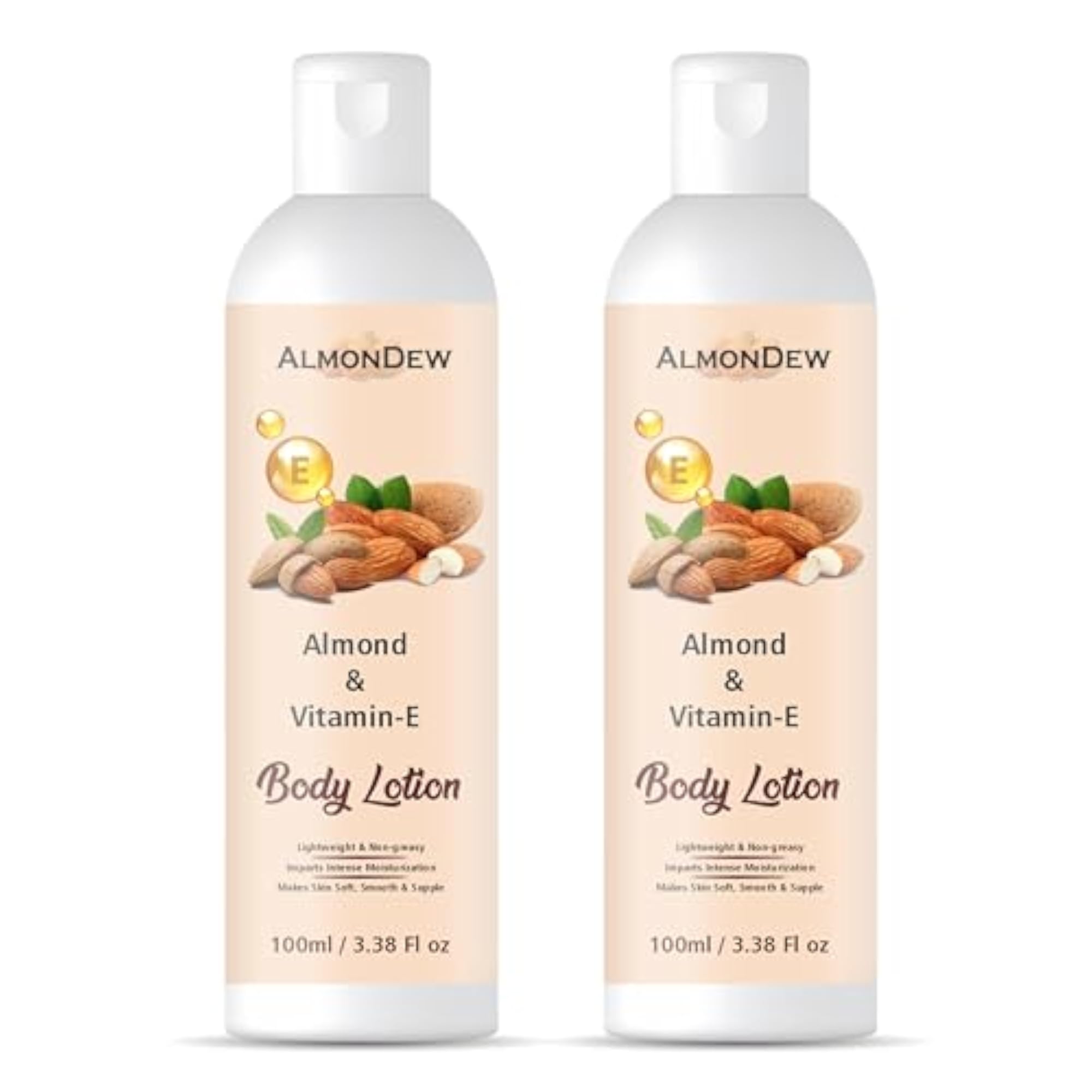 AlmonDew Almond & Vitamin E Body Lotion, Deep Hydration