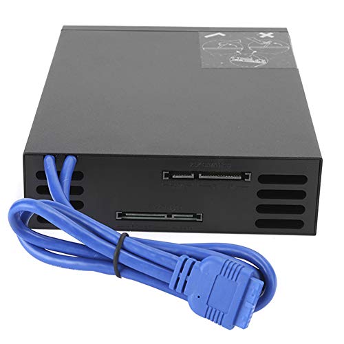 Caja externa para disco duro dual con USB 3.0 miniatura 3