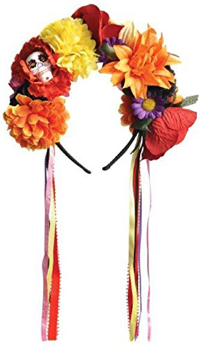 Amscan Multi-Color Flower Headband - 1 Count - Perfect for Festivals, Events & Everyday Fashion Enchantment