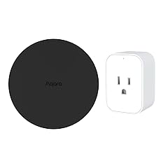 Aqara Smart Plug Plus Aqara Hub M2 Zigbee with Energy Monitoring Overload Protection Scheduling and Voice Control Compatible