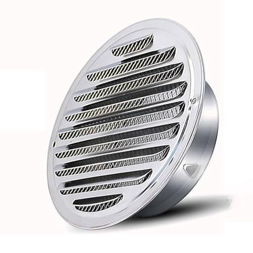 Grille de ventilation ronde anti-corrosion en inox pour l'aération extérieure