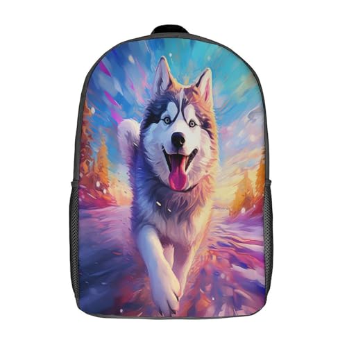 Sac à dos léger pour enfants étudiants Husky imperméable 17" universitaire