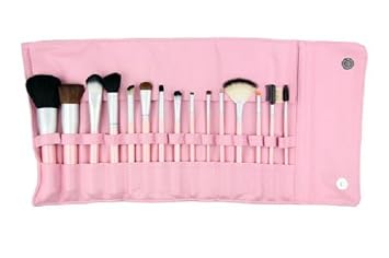 Crown Brush 15 Piece Brush Set, Perfectly Pink