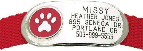 Miniatura 11 de Gafete para collar con joya, para gatos y perros, duradero, silencioso y a prueba de mordidas, de LuckyPet