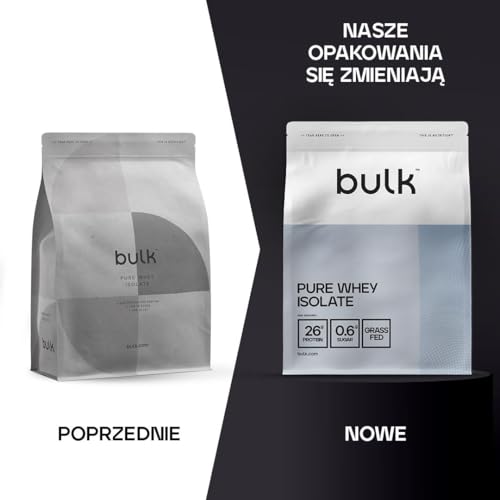 Bulk Izolat Białka Serwatkowego, Shake białkowy w proszku, Bez dodatków smakowych, 2.5kg, 83 porcji