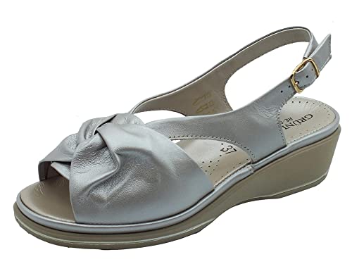 Grunland SA2845 ELOI sandales élégantes en cuir véritable de qualité italienne
