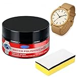 SHFEX 30g Watch Polish and Cleaner with Sponge for Strap and Screen Scratch Repair,Watch Polishing Kit,Premium Watch Glass Scratch Remover and Watch Cleaning Kit,Metal Cleaner,Essential Watch Tools