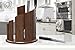 Dalstrong Magnetic Knife Block - Holds 12 Piece - 'Dragon Spire' - Premium Double-Sided Walnut Block Holder and Stand - Display Stand - Professional Kitchen Set - Cooking Set