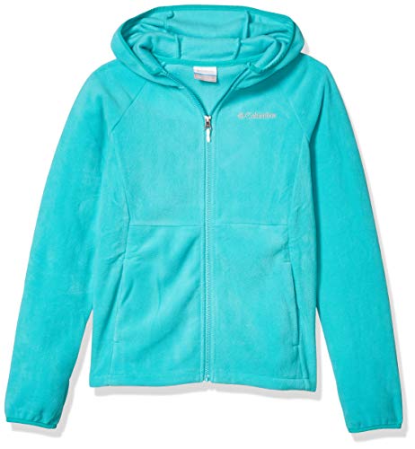 Columbia Kids' Little Fast Trek II Fleece Hoodie, Bright Aqua, Small