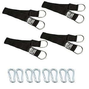 Fitness Health Fitness Gym Strap Workout – Uitbreiding voor schorsing Training – Battle Rope Pole/Wall Anker Bevestiging…