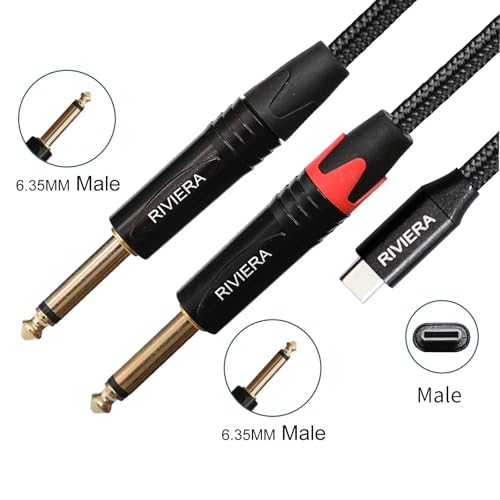 Cable de audio USB C a 6.35mm 3.0 m RIVIERA miniatura 6