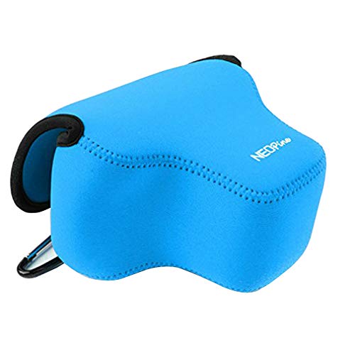 Azul Funda Camara de Fotos Digital Camara Reflex Neopreno Estuche para Sony Cyber-Shot DSC HX400V HX400 HX350 HX300