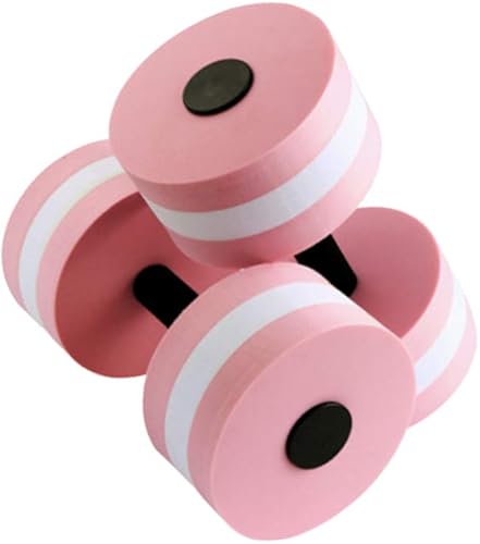 BESPORTBLE Aquatic Barbell Eva - Mancuernas de mano para mujer, pesas para gimnasio en casa, mancuernas flotantes para fitness, color aleatorio