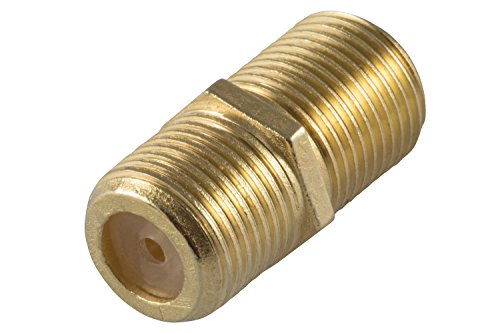 POPPSTAR 10x SAT coaxial cable connector (F-connector (jack to jack) for 4-8.2 mm coaxial cables with F-plug) - Image 2