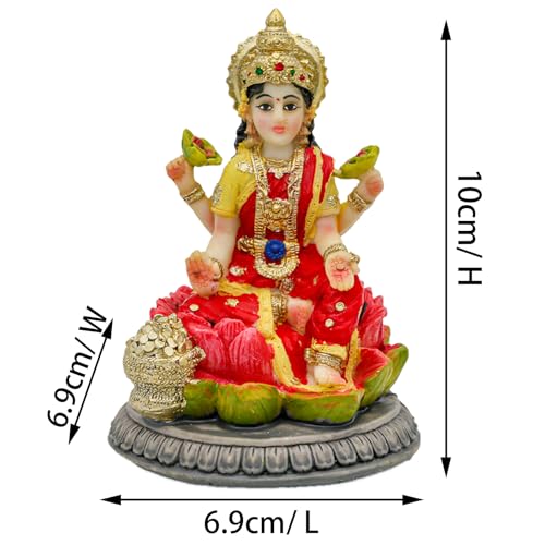 Figurilla Lakshimi para tablero de auto 3.9" polystone miniatura 5