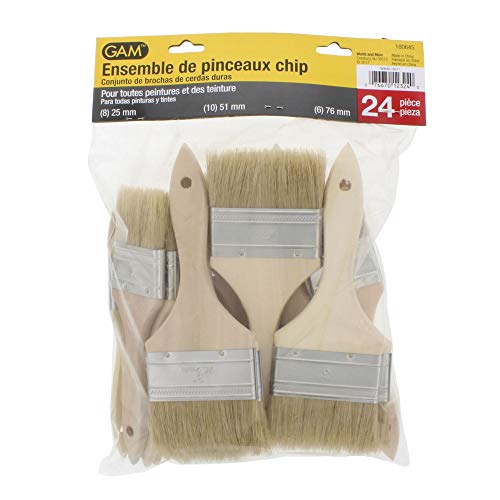 Gam Bb12324 Household-Bristle-Paintbrushes, Brown #TOP4